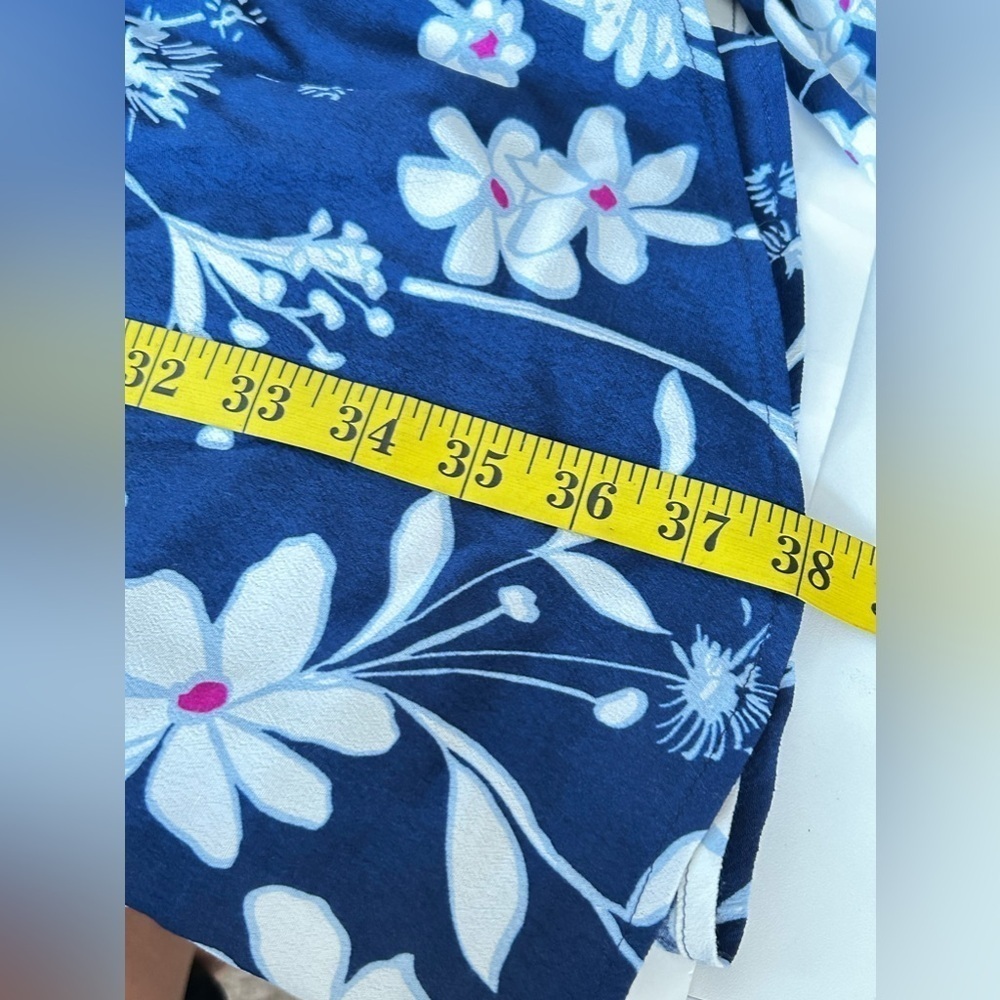 1 STATE SHIRT DRESS FLORAL PRINT TIE IN FRONT OR BACK. STYLISH, COMFORTABLE XL - Picture 10 of 12